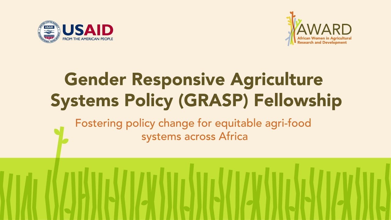 GRASP Fellowship: Fostering Policy Change for Equitable Agri-food Systems in Africa