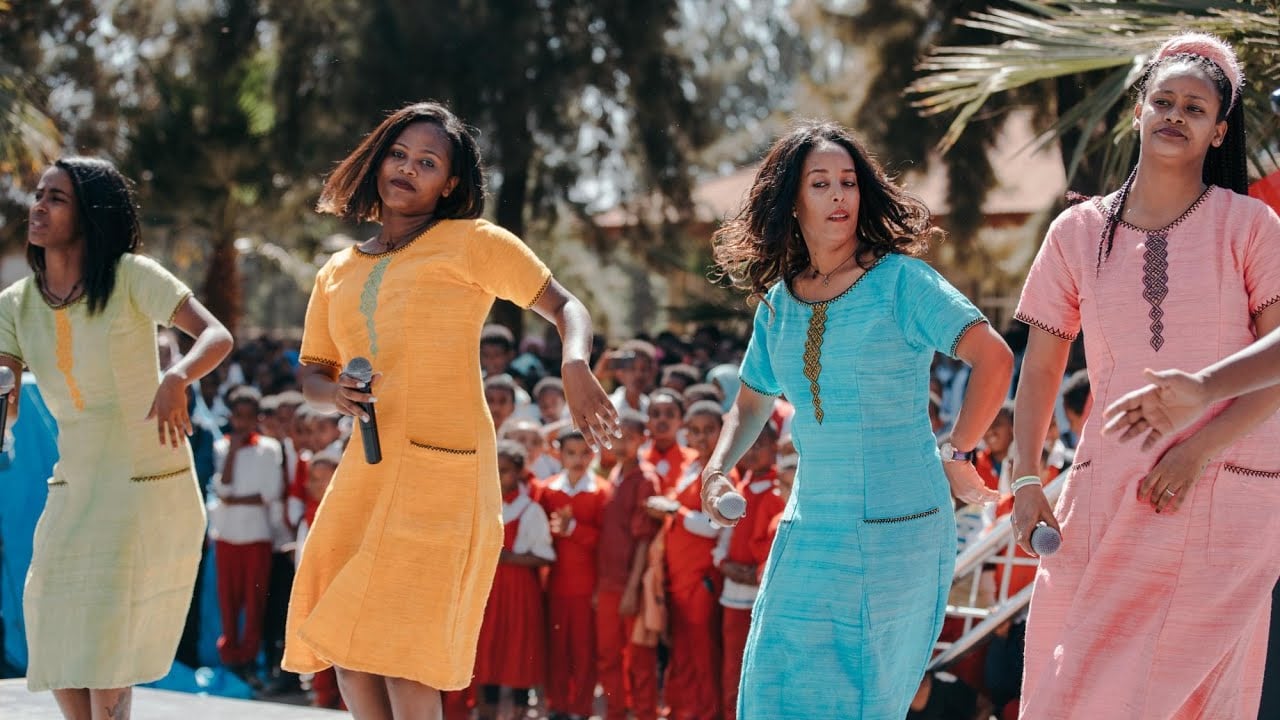 'Never retreat': all-female band Yegna bring girl power to Ethiopia