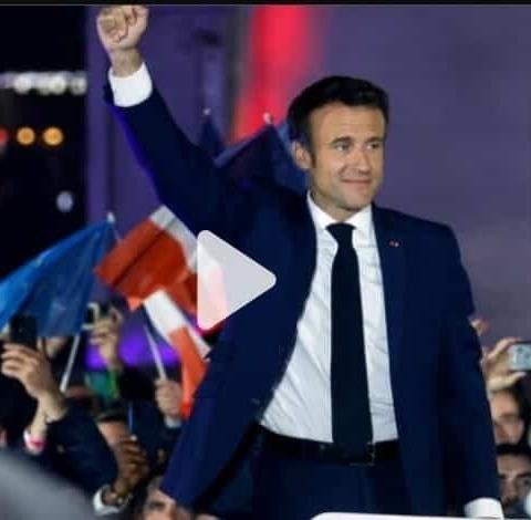 Emmanuel Macron wins