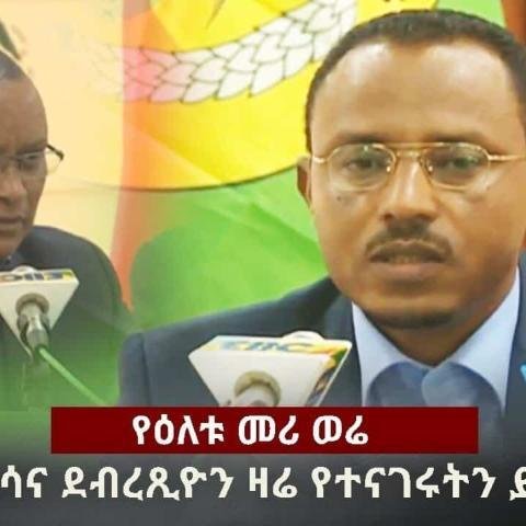 Press Briefing:  Lema Megersa | Debretsion Gebremichael | Hailemariam Desalegn | Demeke Mekonenn | Video