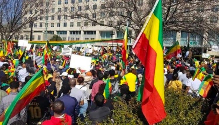 Ethiopians Demonstration in Geneva against misinformation, Foreign Interference